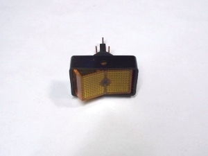 Orange rocker switch